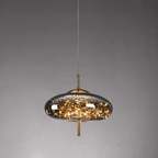 Suspension LED Boule de Cristal Ciel Étoilé Design - E