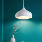 Suspension Luminaire Scandinave Dôme - Blanc