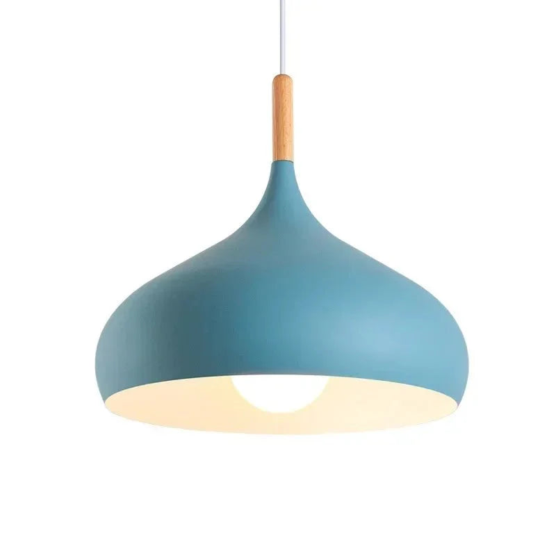 Suspension Luminaire Scandinave Dôme - Bleu