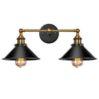 Suspension Luminaire Style Industrielle en Métal Noir - C