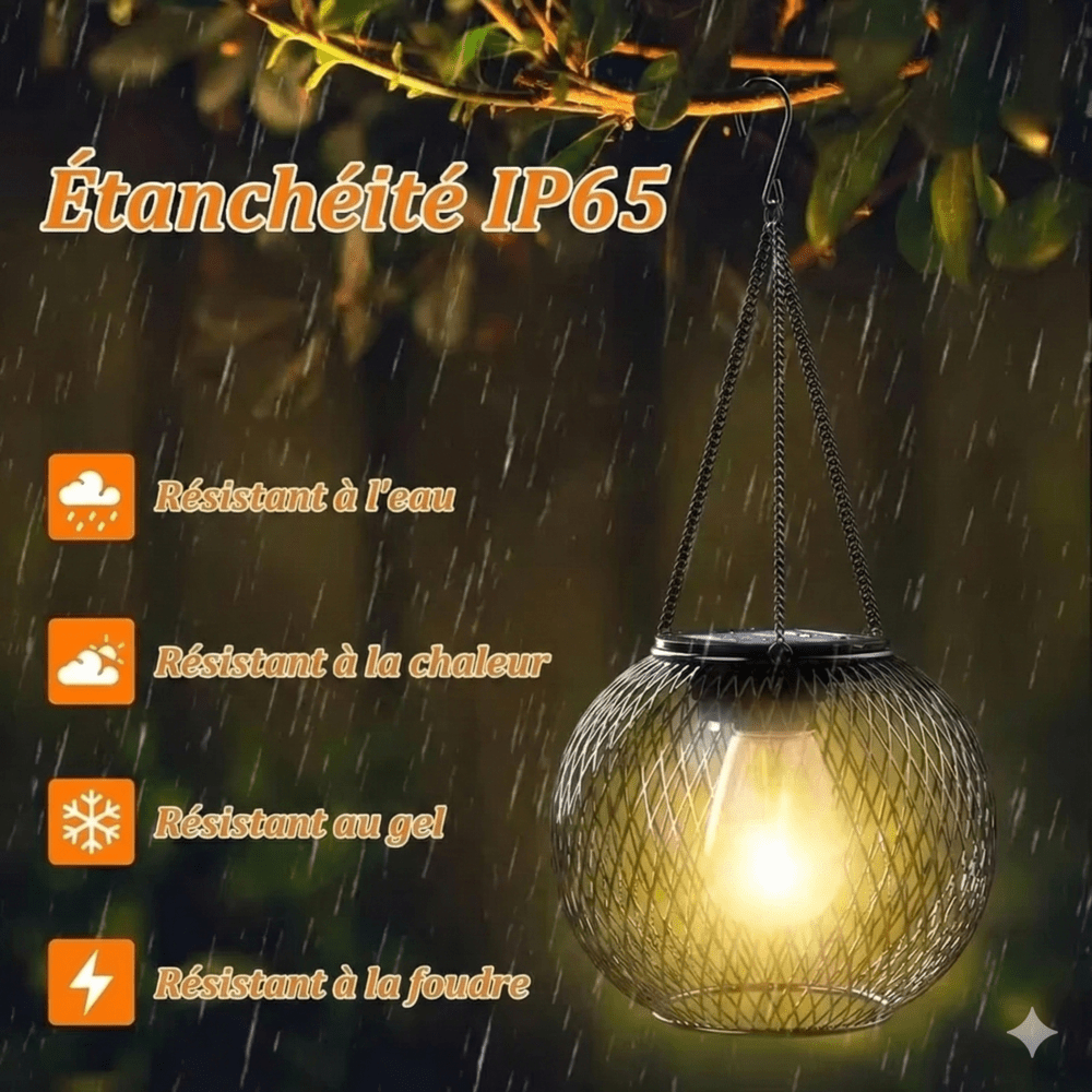 Suspensions Solaires Boules en Métal -