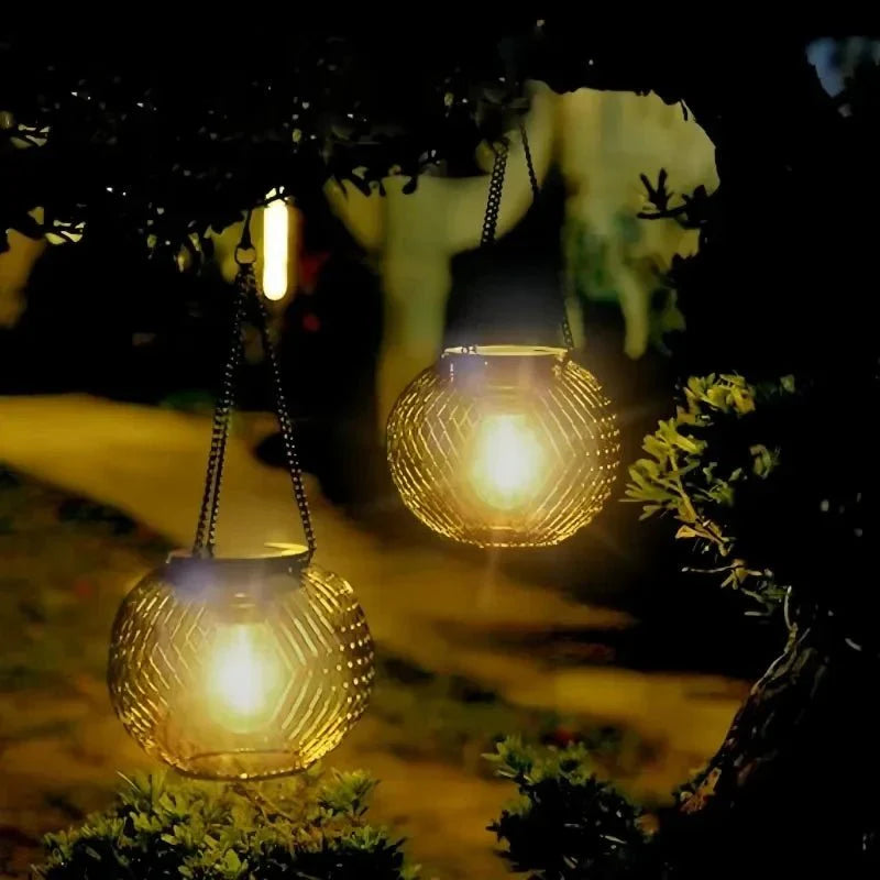 Suspensions Solaires Boules en Métal -