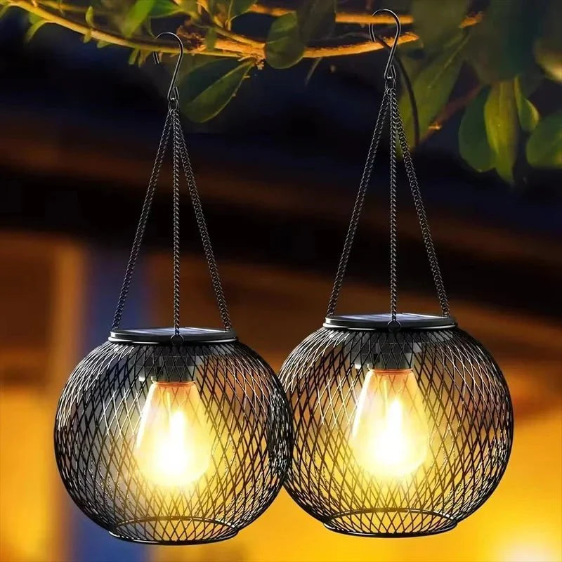 Suspensions Solaires Boules en Métal -