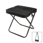 Tabouret Pliant Portable avec Sac de Rangement Intégré - Beige