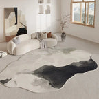 Tapis Abstrait Forme Irrégulière - A