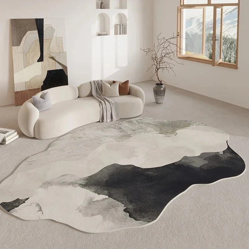 Tapis Abstrait Forme Irrégulière - A