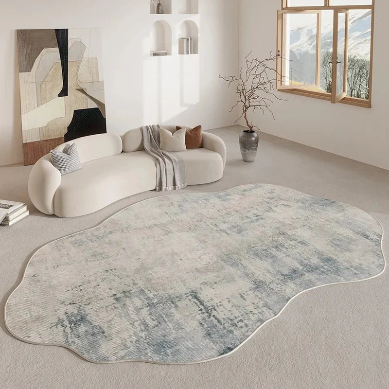 Tapis Abstrait Forme Irrégulière - C