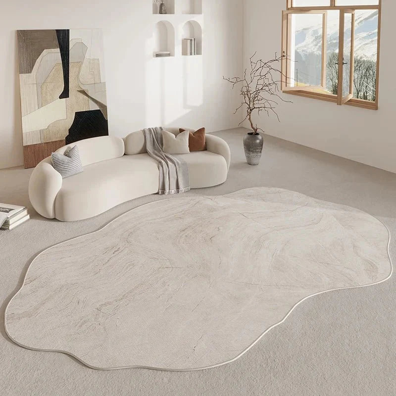 Tapis Abstrait Forme Irrégulière - D