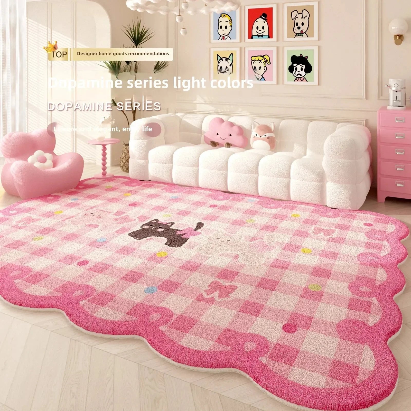 Tapis Chambre Fille Esthétique - A