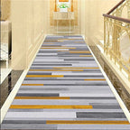 Tapis de Couloir Long Géométrique - D