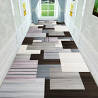 Tapis de Couloir Long Géométrique - F