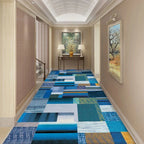 Tapis de Couloir Long Géométrique - J