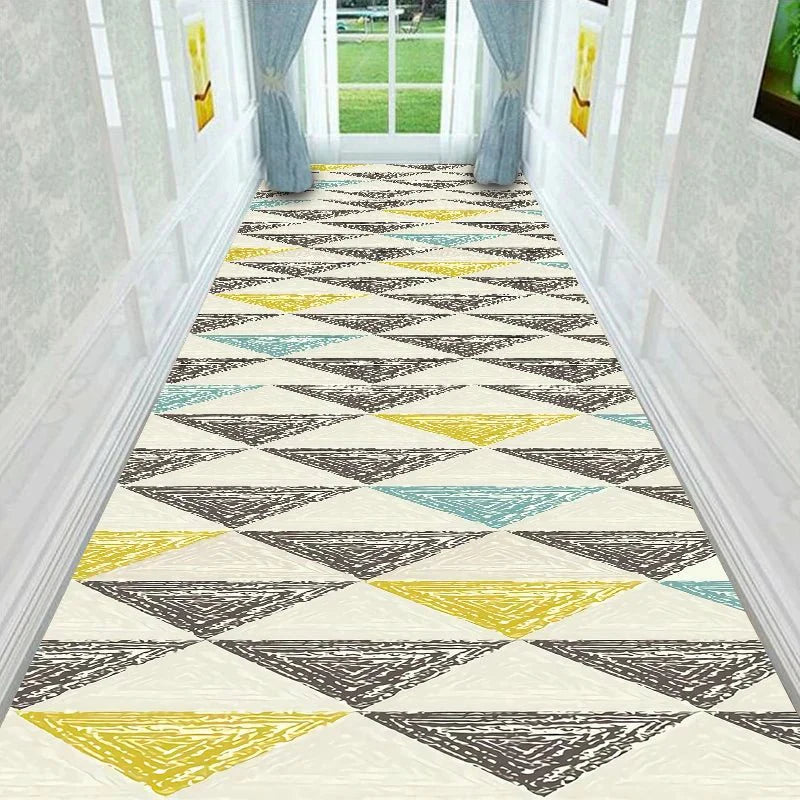 Tapis de Couloir Long Géométrique - K