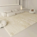 Tapis de Salon Beige Doux Style Scandinave - F