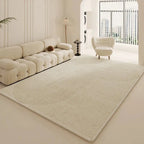 Tapis de Salon Beige Doux Style Scandinave - N