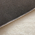 Tapis de Salon Beige Doux Style Scandinave - N