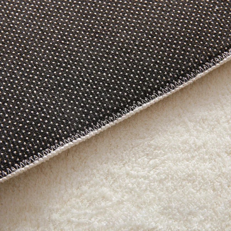 Tapis de Salon Beige Doux Style Scandinave - N