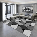 Tapis Design Géométrique Motif Ronds - 1