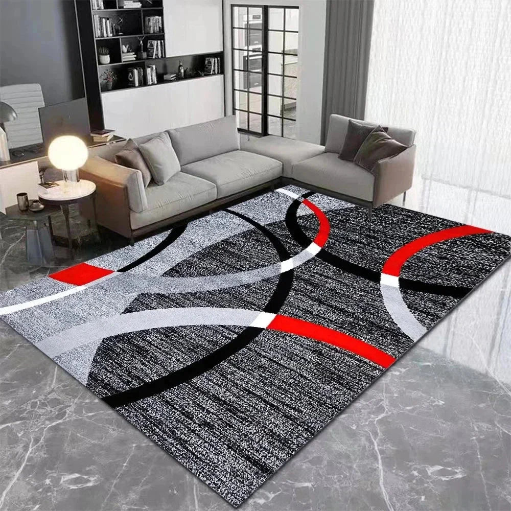 Tapis Design Géométrique Motif Ronds - 5