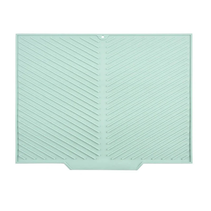 Tapis Égouttoir Vaisselle Silicone - Vert