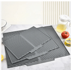 Tapis Égouttoir Vaisselle Silicone - Violet