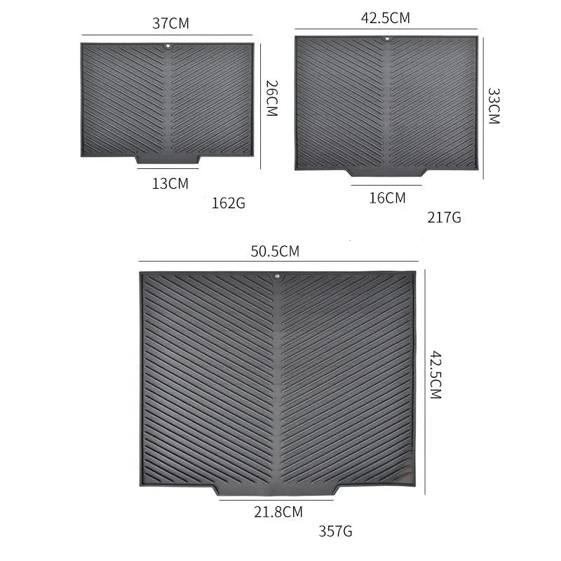 Tapis Égouttoir Vaisselle Silicone - Violet
