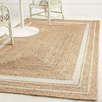 Tapis Fibres Naturelles Tressé Rustique Bohème - A1
