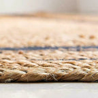 Tapis Fibres Naturelles Tressé Rustique Bohème - B2