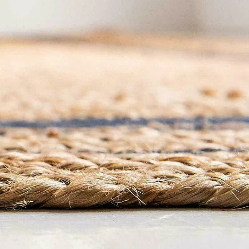 Tapis Fibres Naturelles Tressé Rustique Bohème - B2