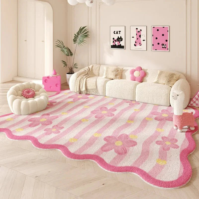 Tapis Fille Forme Irrégulière - D