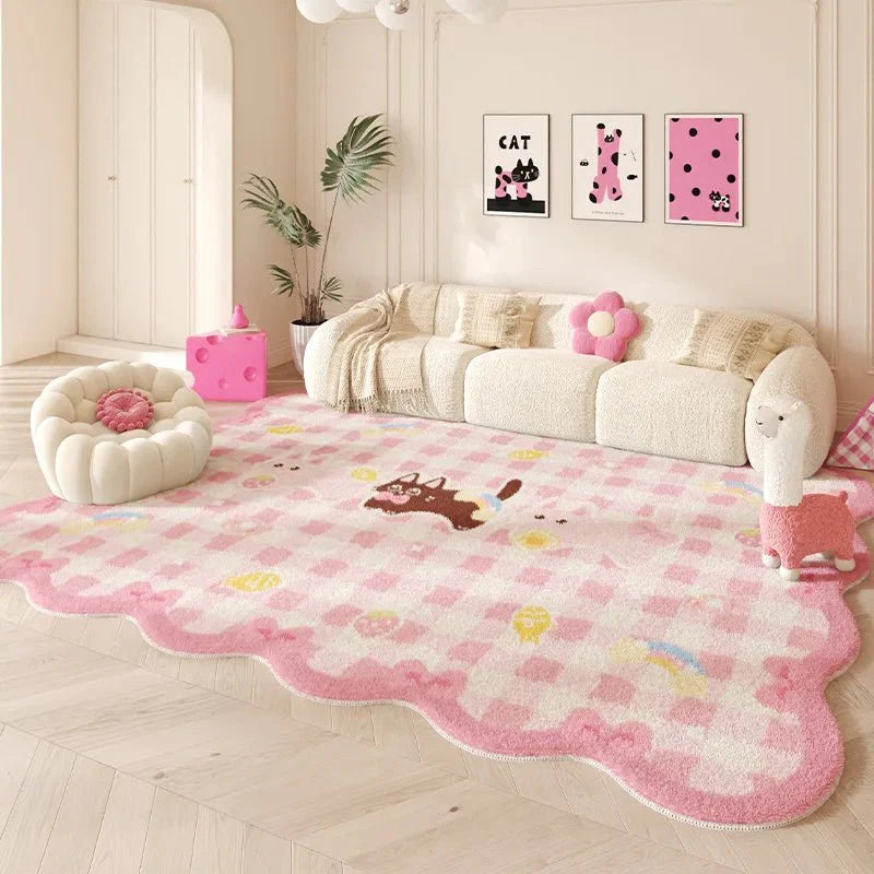Tapis Fille Forme Irrégulière - E