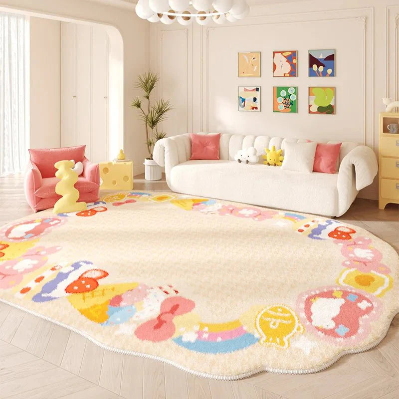 Tapis Fille Forme Irrégulière - F
