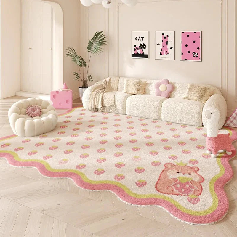 Tapis Fille Forme Irrégulière - H