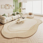 Tapis Forme Douce Irrégulière et asymétrique - A