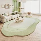 Tapis Forme Douce Irrégulière et asymétrique - B