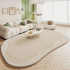 Tapis Forme Douce Irrégulière et asymétrique - C