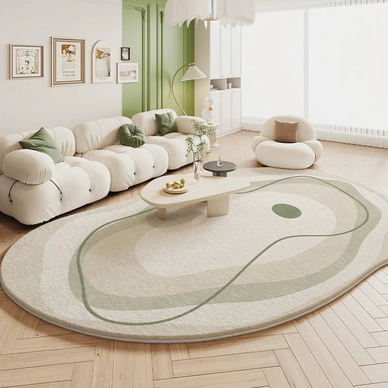 Tapis Forme Douce Irrégulière et asymétrique - G