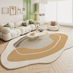 Tapis Forme Douce Irrégulière et asymétrique - H