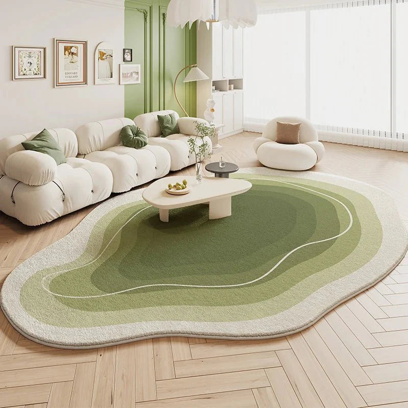 Tapis Forme Douce Irrégulière et asymétrique - I