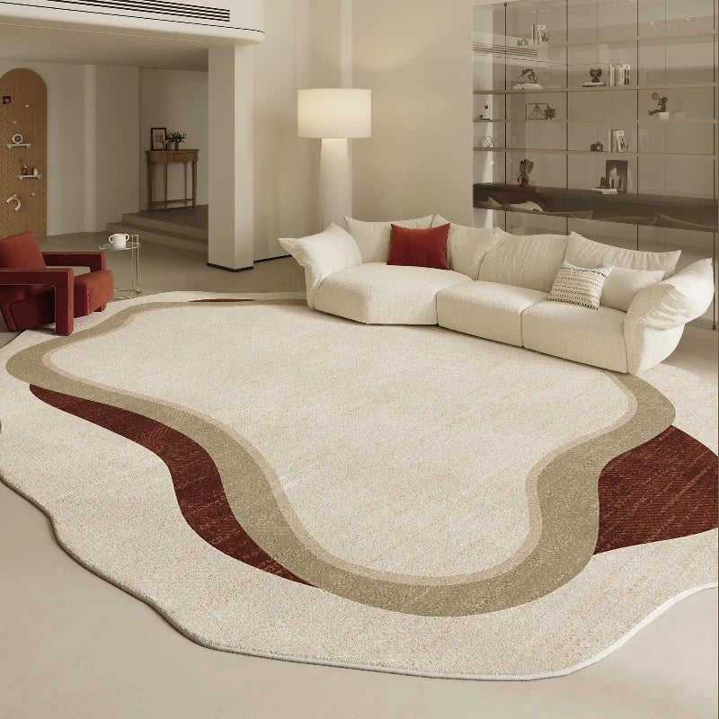 Tapis Forme Organique Design Asymétrique - A
