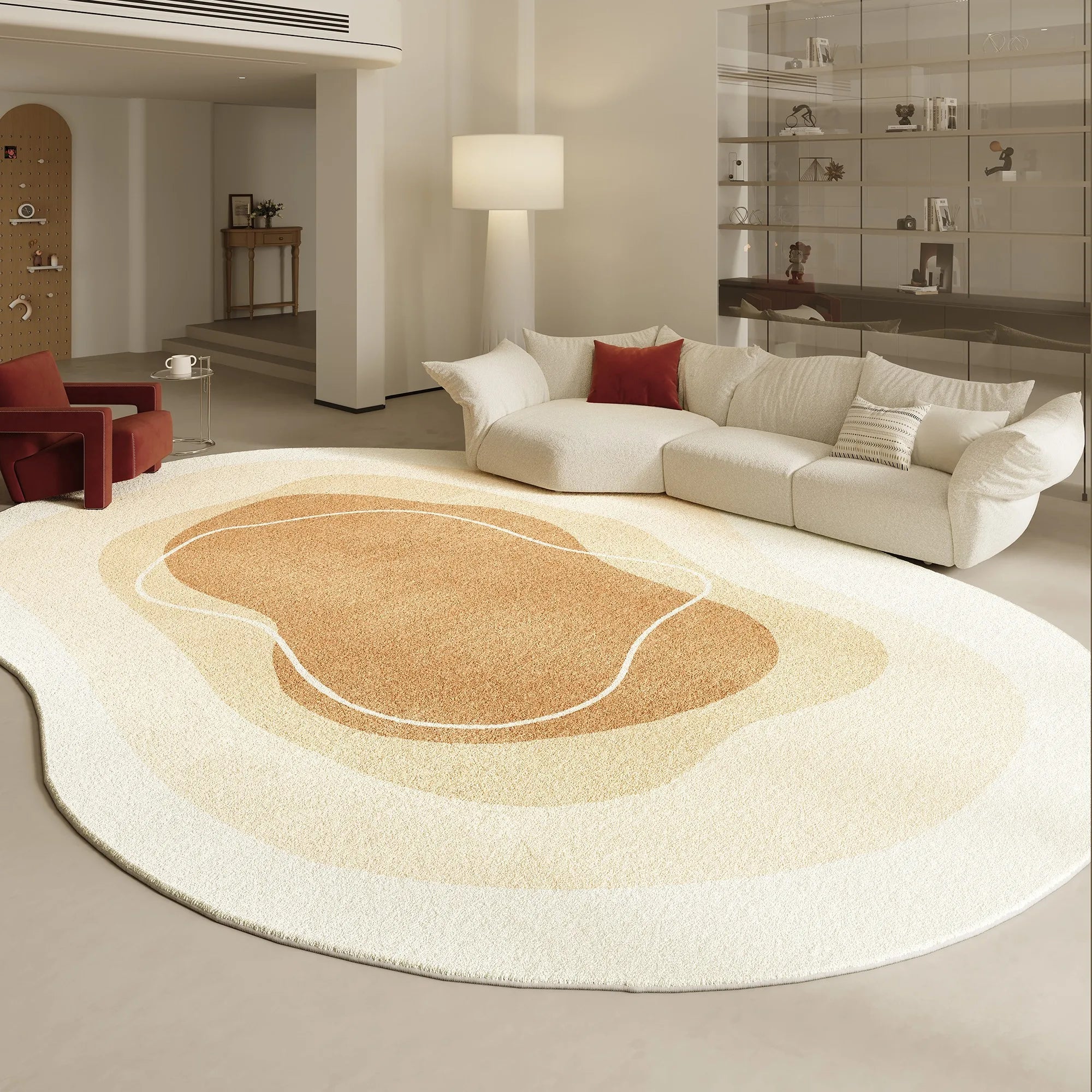 Tapis Forme Organique Design Asymétrique - A