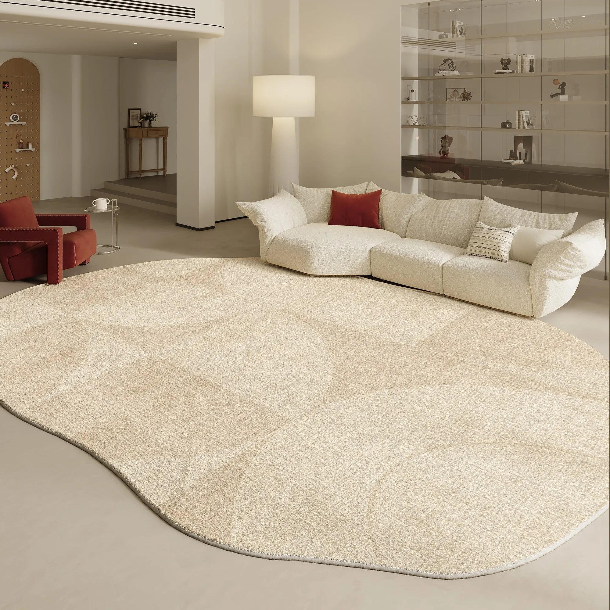 Tapis Forme Organique Design Asymétrique - E