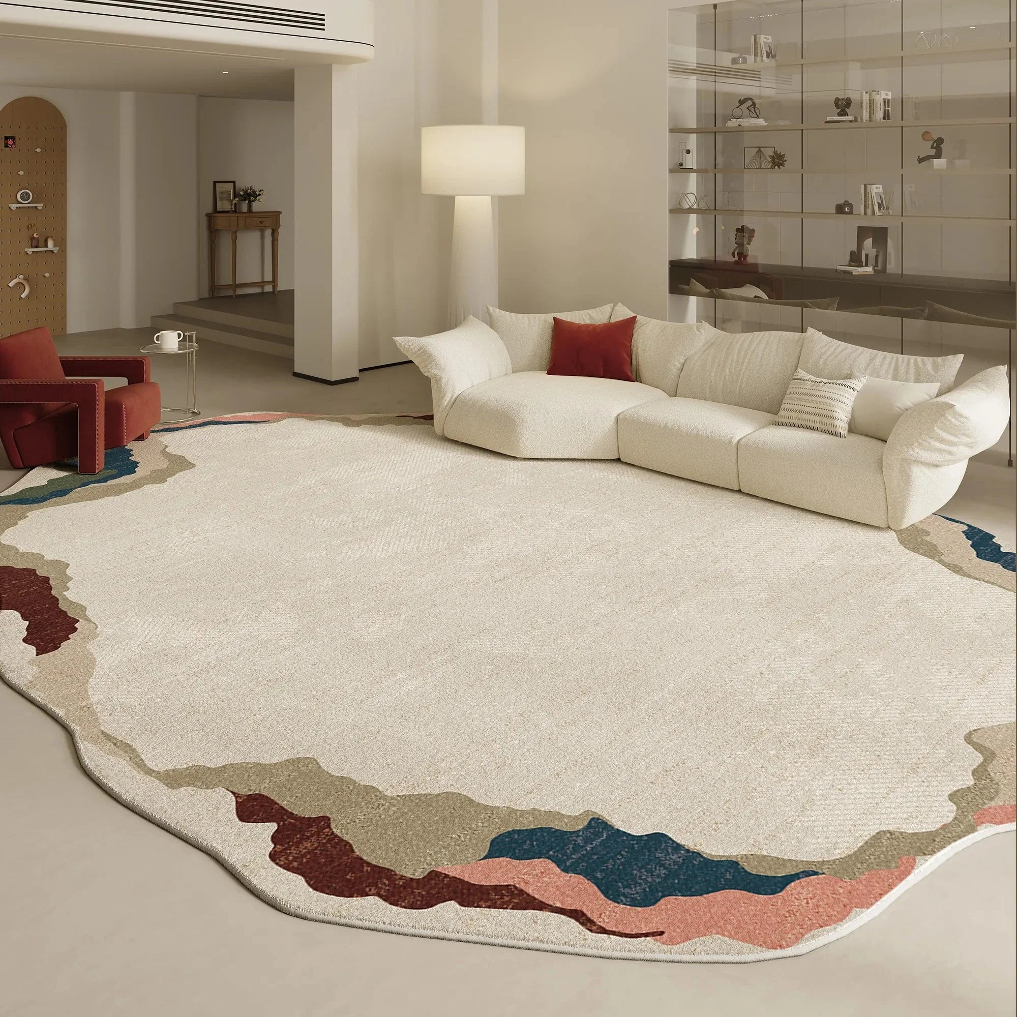 Tapis Forme Organique Design Asymétrique - J