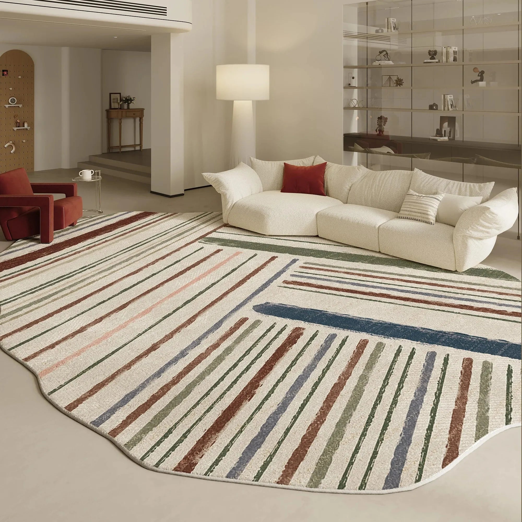 Tapis Forme Organique Design Asymétrique - L