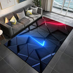 Tapis Gamer de Sol 3D Géométrique - H