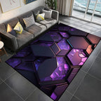 Tapis Gamer de Sol 3D Géométrique - J
