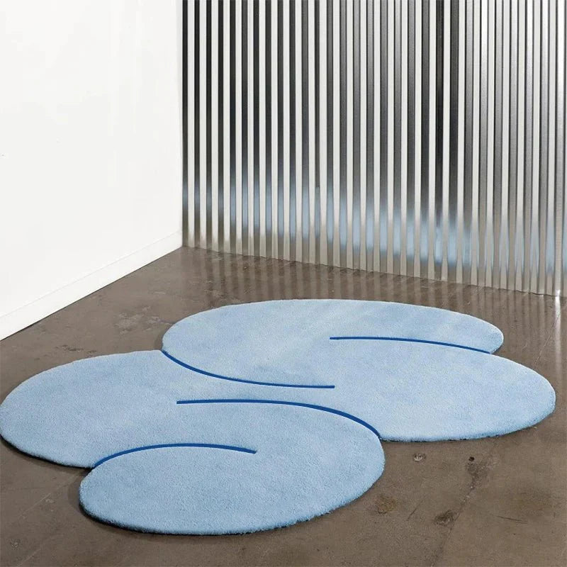 Tapis Minimaliste Forme Organique - A