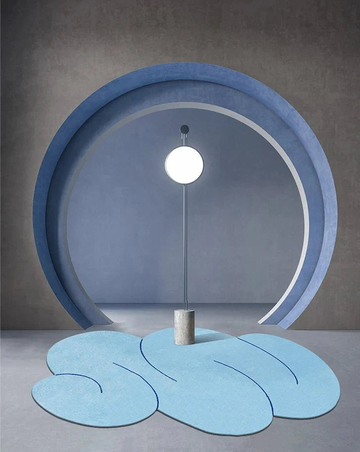Tapis Minimaliste Forme Organique - A