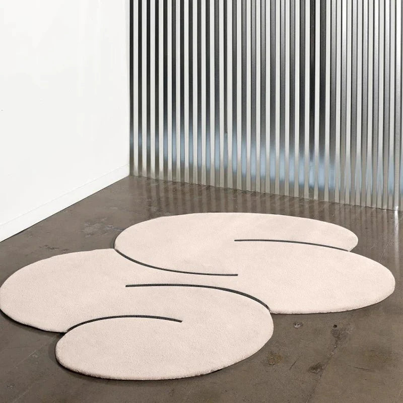 Tapis Minimaliste Forme Organique - A