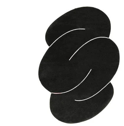 Tapis Minimaliste Forme Organique - E
